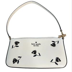 NWT Kate Spade NY Gemini Floral Mini Bag in Meringue Multi #KN719 w Wrist Strap